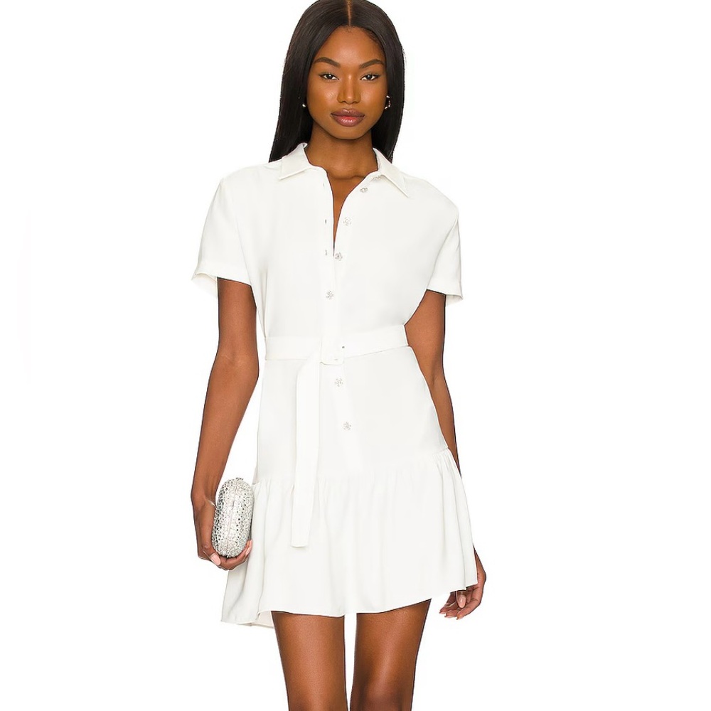 Amanda Uprichard Cathee Dress Ivory Small NWOT XS